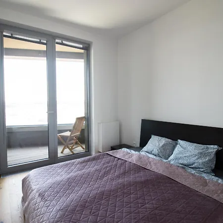 With Sunset View Over