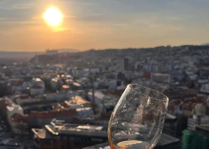 Apartmán With Sunset View Over